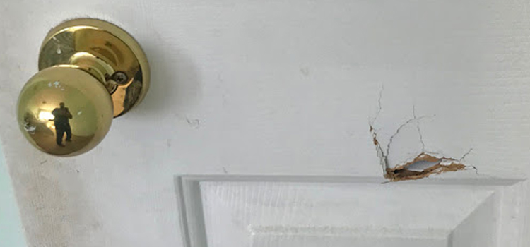 interior door hole repair Redwood City